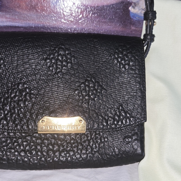 Burberry Black Leather Crossbody Bag
